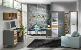 meble-werso-5-dzieciece-szafa-biurko-regal-lozko-polka-wiszaca-antracyt