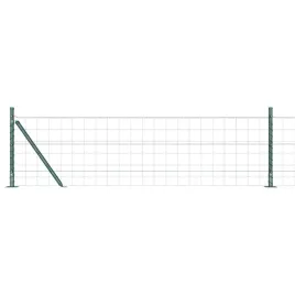 ogrodzenie-z-slupkami-zielony-0-4-x-10-m-stal