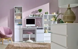 meble-arca-2-dzieciece-mlodziezowe-komoda-biurko-regal-polka-wiszaca-biala