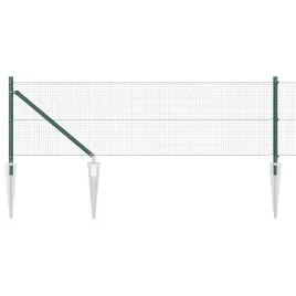 ogrodzenie-z-slupkami-zielony-0-4-x-10-m-stal