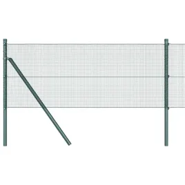 ogrodzenie-z-slupkami-zielony-0-6-x-25-m-stal