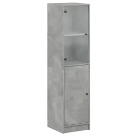 szafka-ze-szklanymi-drzwiami-szarosc-betonu-35x37x142-cm