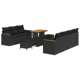 zestaw-sof-na-ogrod-z-poduszka-10-pcs-czarny-polirattan