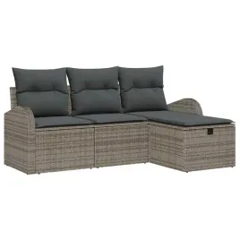 zestaw-sof-na-ogrod-z-poduszka-4-pcs-szary-polirattan
