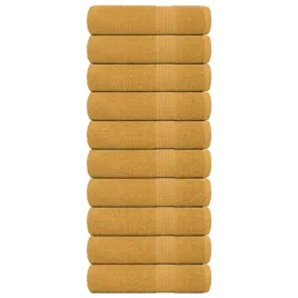 reczniki-do-rak-10-szt-zloty-50x100-cm-360-gsm-100percent-bawelna