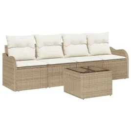 zestaw-sof-na-ogrod-z-poduszka-5-pcs-bezowy-i-kremowy