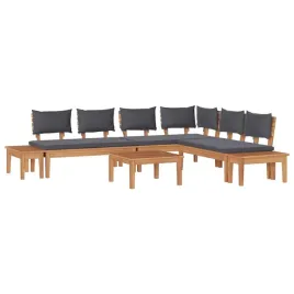 zestaw-lawka-ogrodowa-z-poduszka-3-pcs-brazowy-i-szary