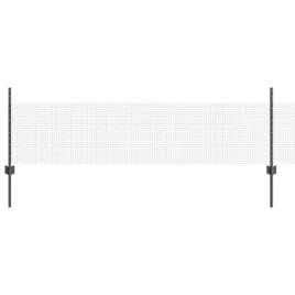 ogrodzenie-z-slupkami-szary-05-x-10-m-stal