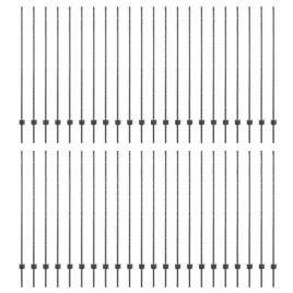 slupki-ogrodzeniowe-88-pcs-szary-200-cm-stal