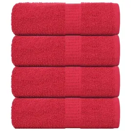 reczniki-4-szt-frogn-czerwone-30x30-cm-100percent-bawelna