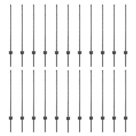 slupki-ogrodzeniowe-44-pcs-szary-140-cm-stal