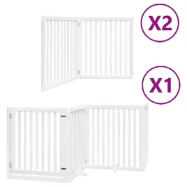 skladana-bramka-dla-psa-z-drzwiami-8-paneli-biala-640-cm