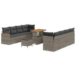 zestaw-sof-na-ogrod-z-poduszka-11-pcs-szary-polirattan
