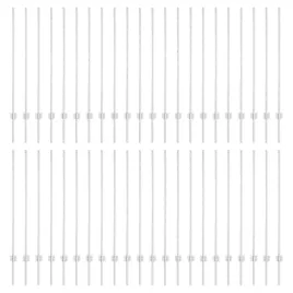 slupki-ogrodzeniowe-88-pcs-srebrny-160-cm-stal