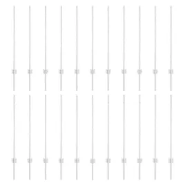 slupki-ogrodzeniowe-44-pcs-srebrny-140-cm-stal