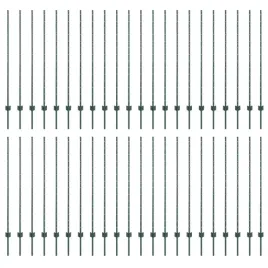 slupki-ogrodzeniowe-44-pcs-zielony-180-cm-stal