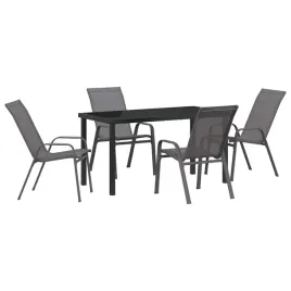 zestaw-do-jadalni-w-ogrodzie-5-pcs-szary-textilene-i-stal