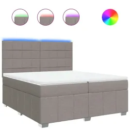lozko-kontynentalne-z-materacem-taupe-tkanina-200x200-cm