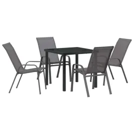 zestaw-do-jadalni-w-ogrodzie-5-pcs-szary-textilene-i-stal