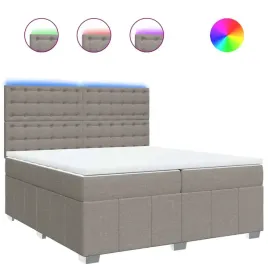 lozko-kontynentalne-z-materacem-taupe-tkanina-200x200-cm