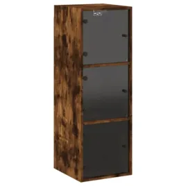 szafka-wiszaca-szklane-drzwi-przydymiony-dab-35x37x100-cm