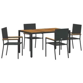 zestaw-do-jadalni-w-ogrodzie-5-pcs-czarny-i-drewno