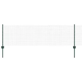 ogrodzenie-z-slupkami-zielony-0-6-x-25-m-stal
