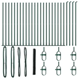 ogrodzenie-z-slupkami-zielony-1-4-x-50-m-stal-pokryta-pcv