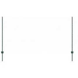 ogrodzenie-z-slupkami-zielony-1-2-x-100-m-stal
