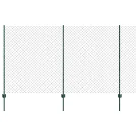 ogrodzenie-z-slupkami-zielony-1-4-x-10-m-stal