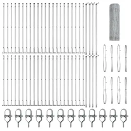 ogrodzenie-z-slupkami-srebrny-1-x-100-m-stal-pokryta-pcv