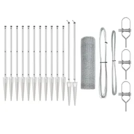ogrodzenie-z-slupkami-srebrny-0-4-x-25-m-stal-pokryta-pcv