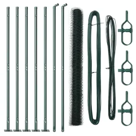 ogrodzenie-z-slupkami-zielony-1-5-x-10-m-stal-pokryta-pcv
