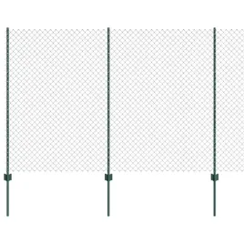 ogrodzenie-z-slupkami-zielony-1-5-x-10-m-stal