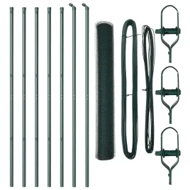 ogrodzenie-z-slupkami-zielony-1-2-x-10-m-stal-pokryta-pcv