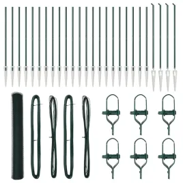 ogrodzenie-z-slupkami-zielony-1-4-x-50-m-stal-pokryta-pcv