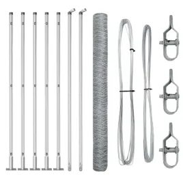 ogrodzenie-z-slupkami-srebrny-1-6-x-10-m-stal-pokryta-pcv