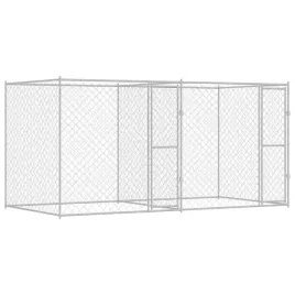 klatka-dla-psa-srebrny-400-x-200-x-200-cm-stal-galwanizowana