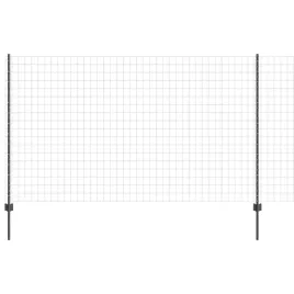 ogrodzenie-z-slupkami-szary-1-4-x-10-m-stal