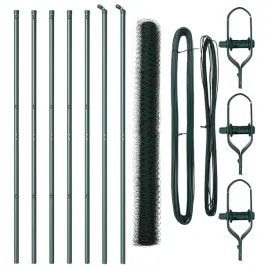 ogrodzenie-z-slupkami-zielony-1-5-x-10-m-stal-pokryta-pcv
