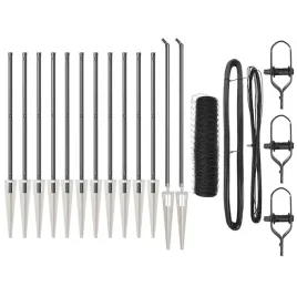 ogrodzenie-z-slupkami-szary-0-4-x-25-m-stal-pokryta-pcv