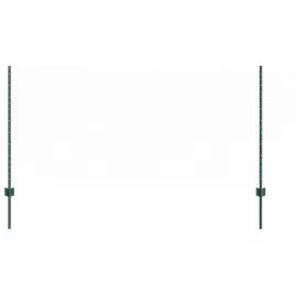 ogrodzenie-z-slupkami-zielony-1-x-10-m-stal
