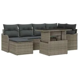 zestaw-sof-na-ogrod-z-poduszka-7-pcs-szary-polirattan