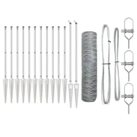 ogrodzenie-z-slupkami-srebrny-05-x-10-m-stal-pokryta-pcv