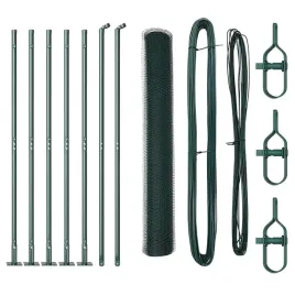 ogrodzenie-z-slupkami-zielony-0-8-x-10-m-stal-pokryta-pcv