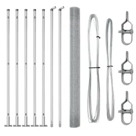 ogrodzenie-z-slupkami-srebrny-1-5-x-10-m-stal
