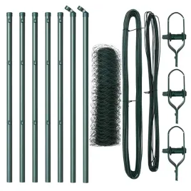 ogrodzenie-z-slupkami-zielony-05-x-10-m-stal-pokryta-pcv