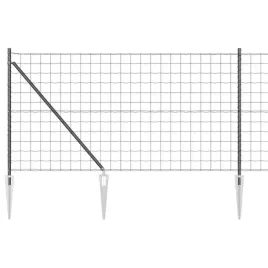 ogrodzenie-z-slupkami-szary-1-x-10-m-stal