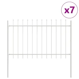 ogrodzenie-ogrodowe-bialy-11-9-x-1-m-stal-malowana-proszkowo