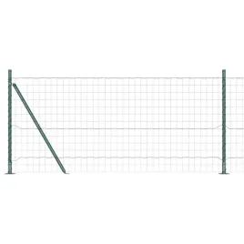 ogrodzenie-z-slupkami-zielony-1-x-25-m-stal